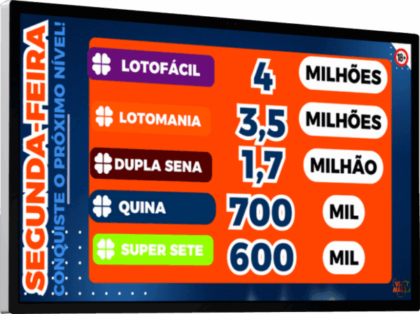 TV Lotérica VinaTV em funcionamento