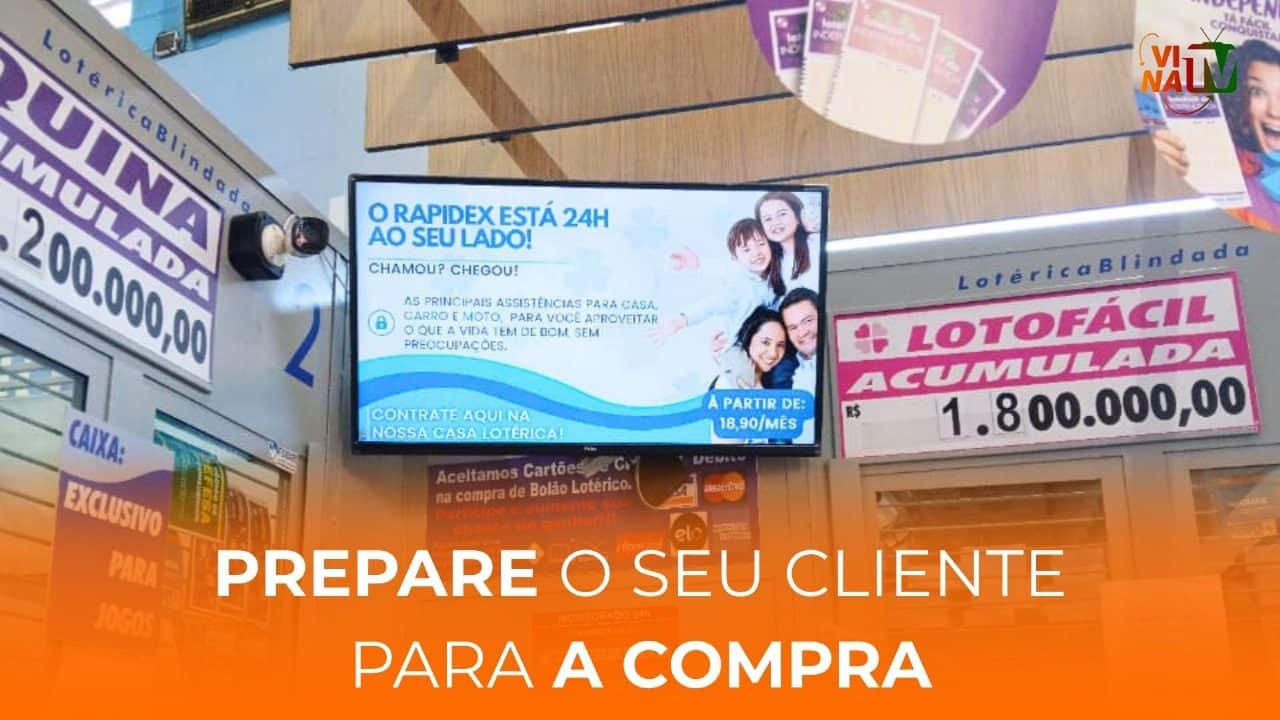 Tv Lotérica Transformar o Tempo de Espera da Sua Lotérica em Vendas com a VINATV Lotérica